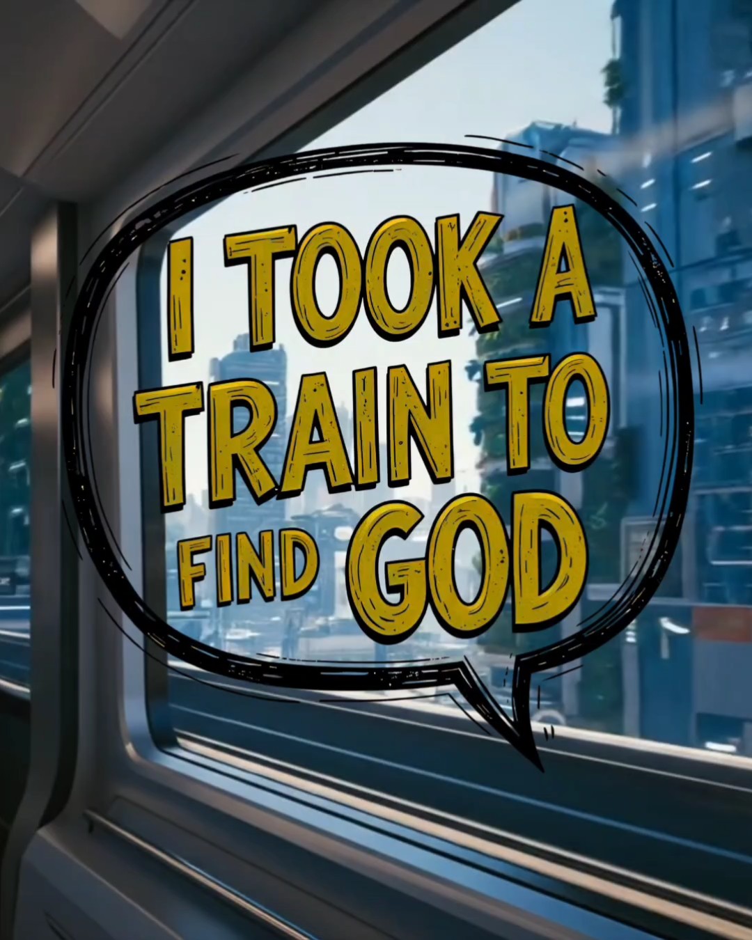 I took a train to find God 